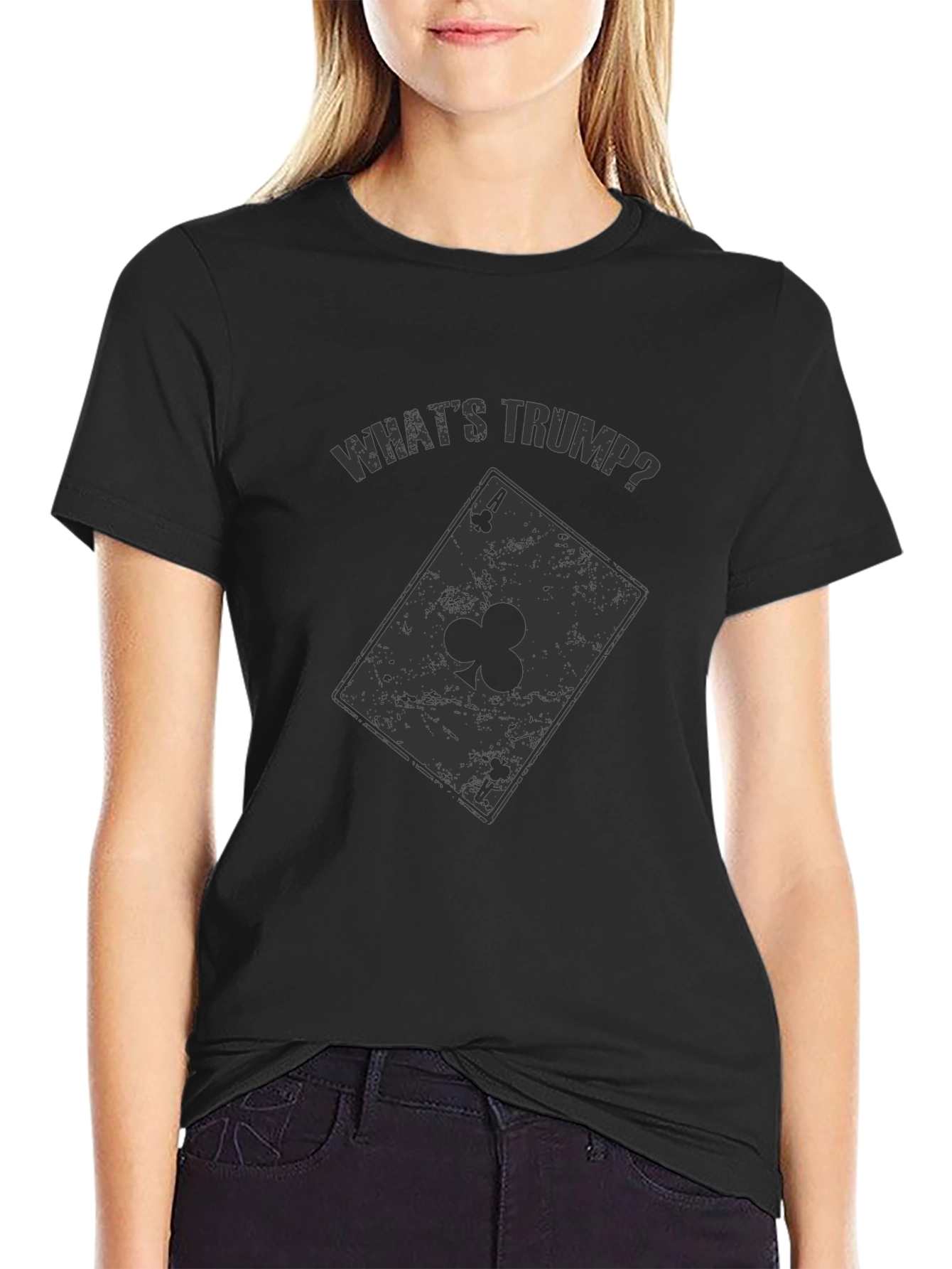 Whats Trump? Ace of Clubs Graphic Tee
