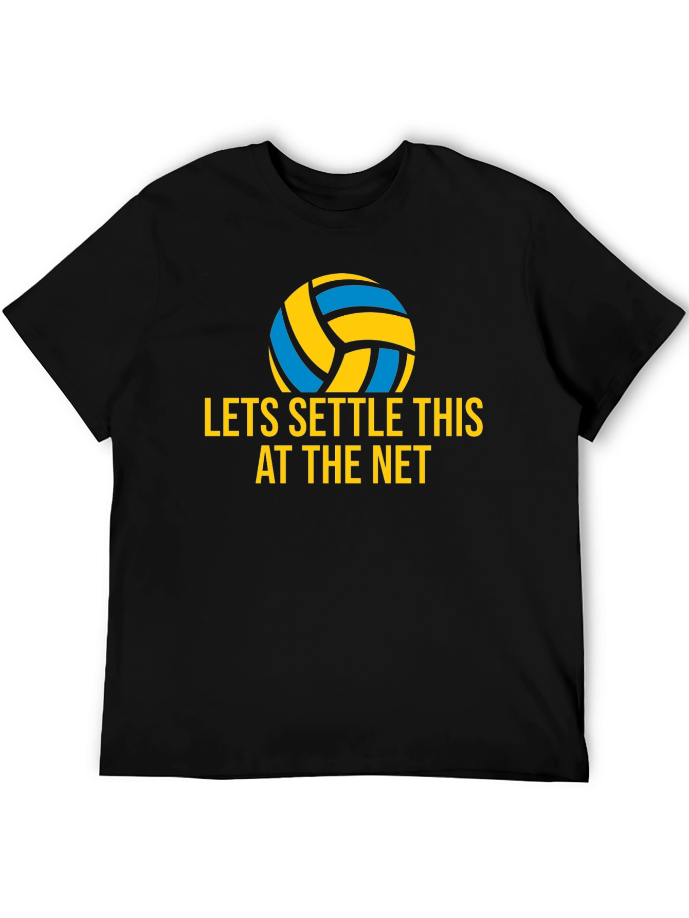 Volleyball Settle This at The Net Graphic Tee