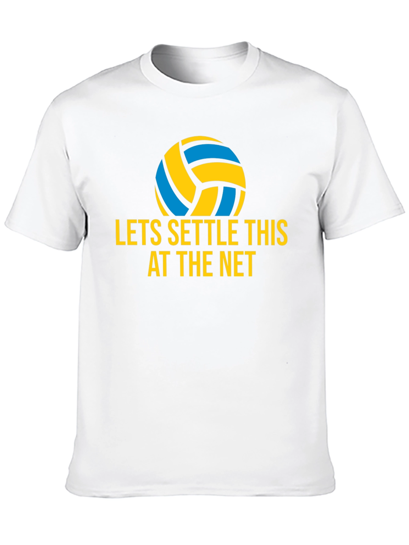 Volleyball Settle This at The Net Graphic Tee