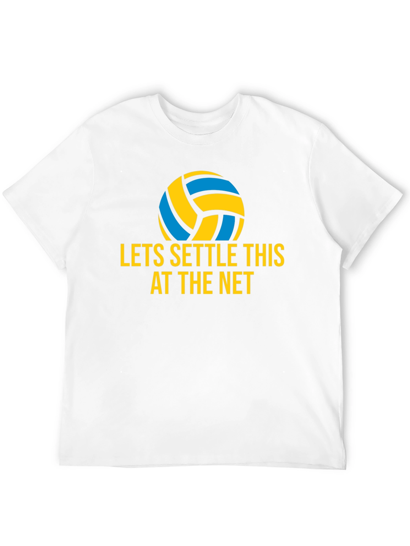Volleyball Settle This at The Net Graphic Tee