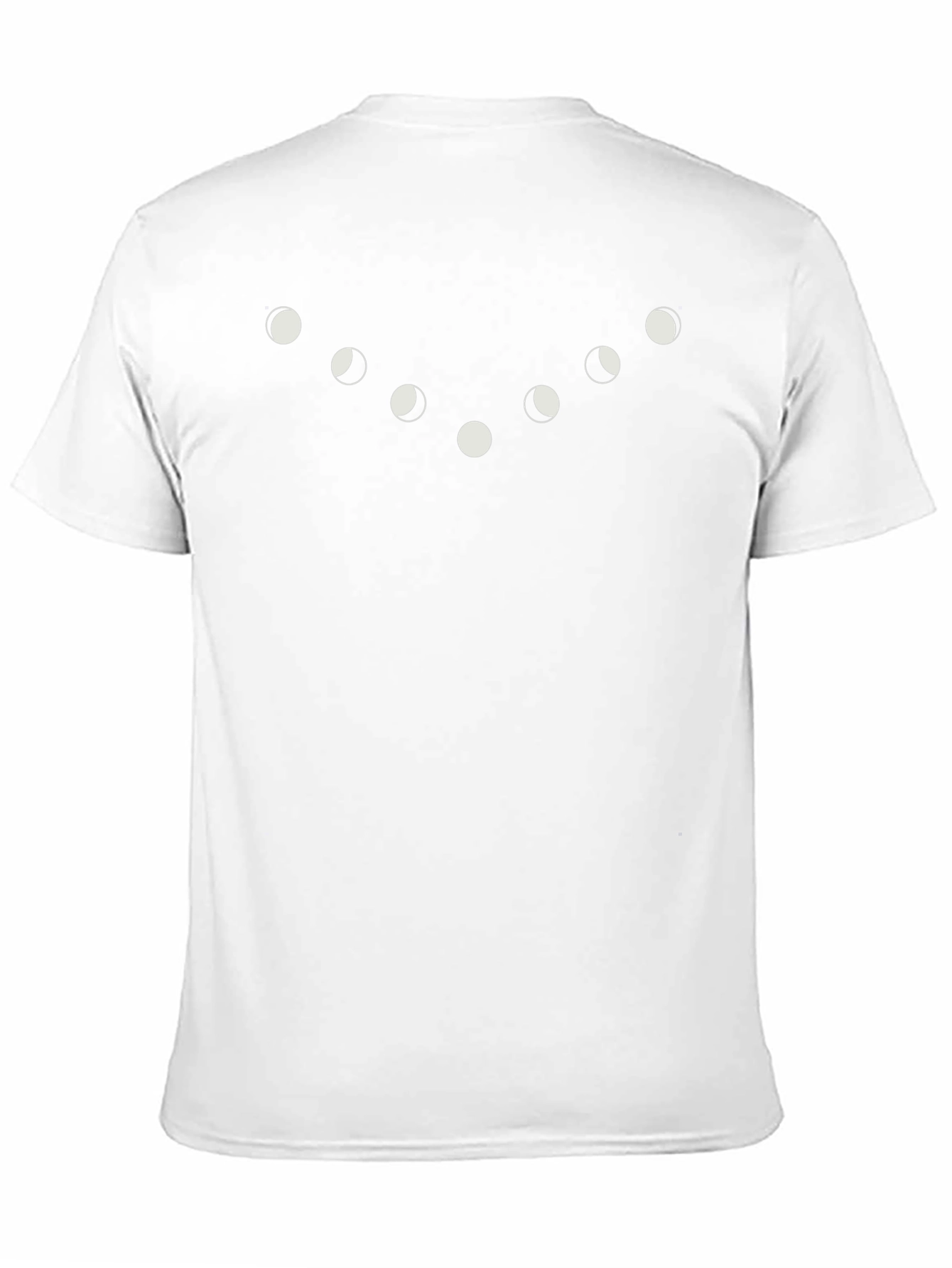 Lunar Phase Graphic Tee - Stylish Black Cotton T-Shirt