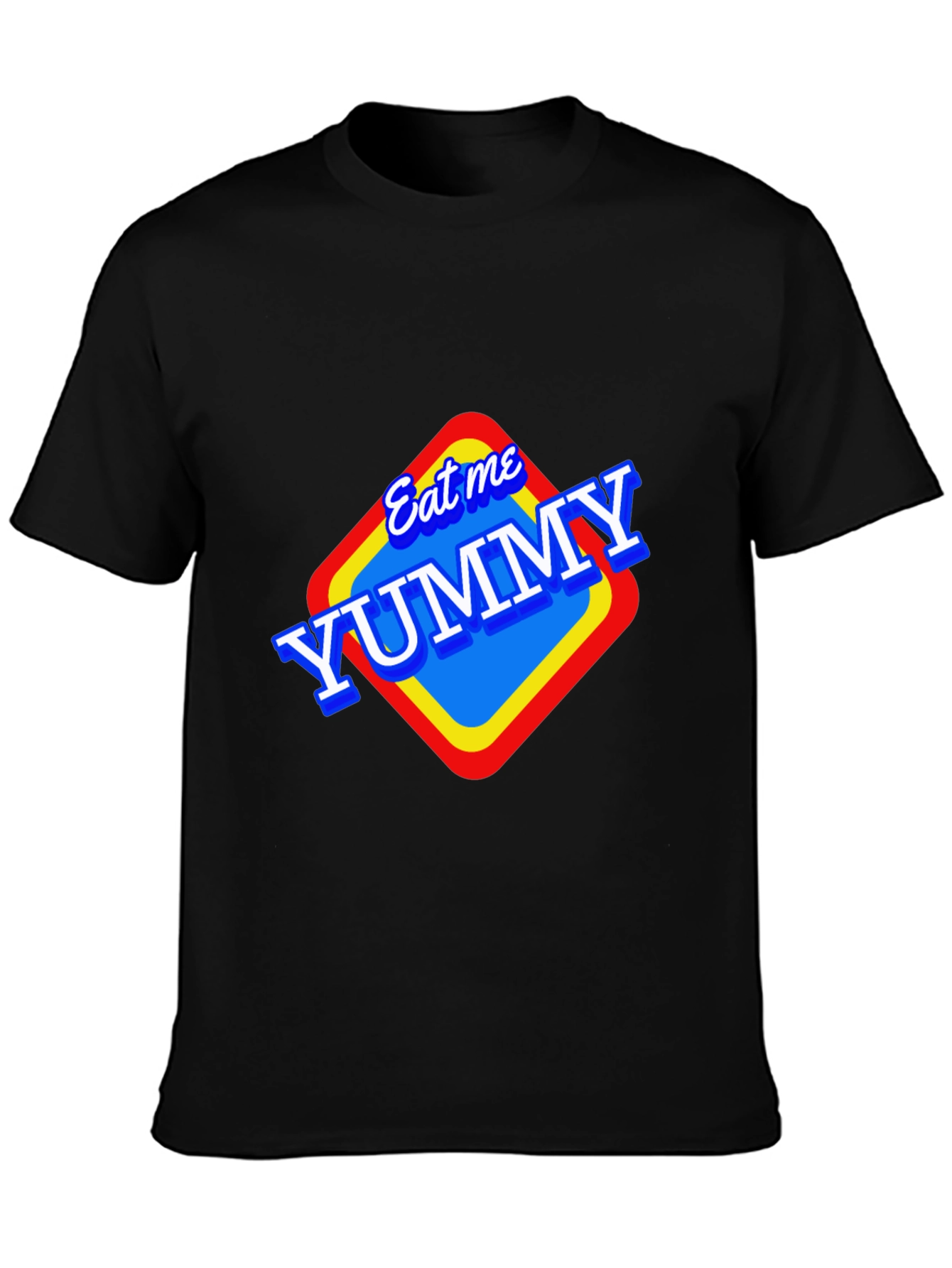 Eat Me Yummy Graphic Tee - Black Unisex T-Shirt