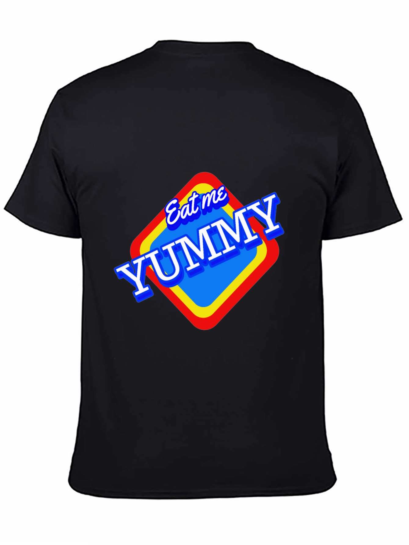 Eat Me Yummy Graphic Tee - Black Unisex T-Shirt