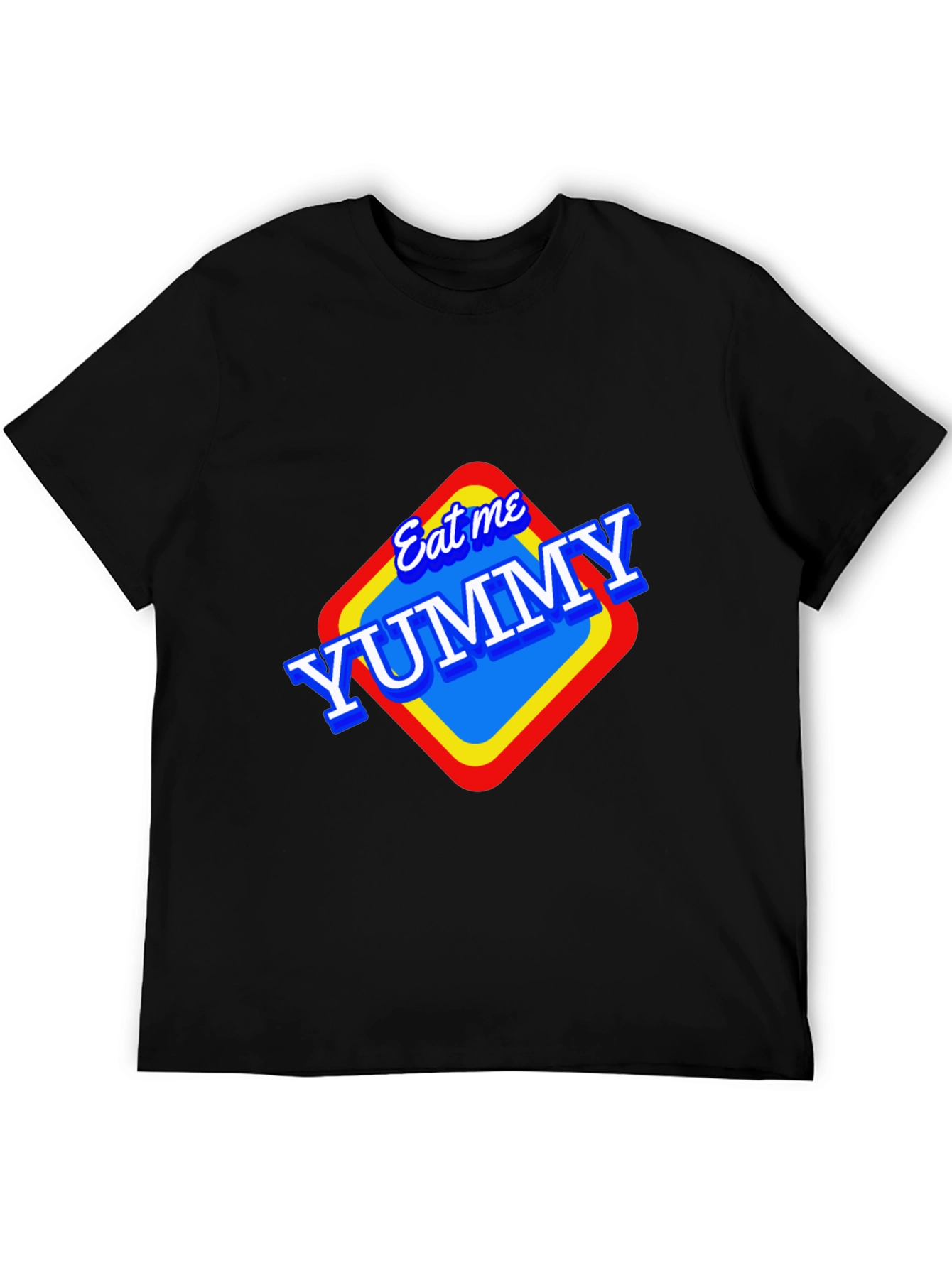 Eat Me Yummy Graphic Tee - Black Unisex T-Shirt