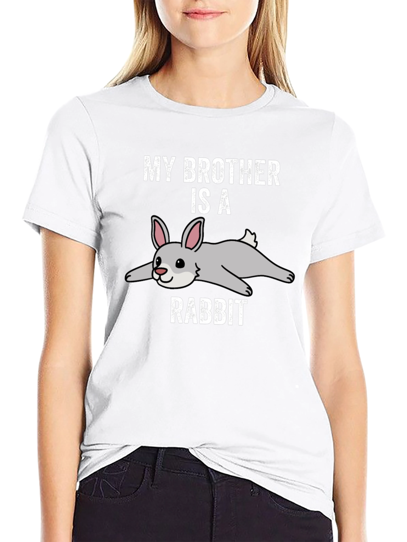 My Brother is a Rabbit T-Shirt Funny Animal Tee