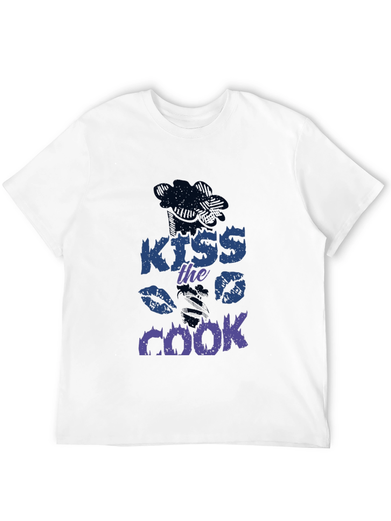 Kiss The Cook T-Shirt - Novelty Chef Shirt
