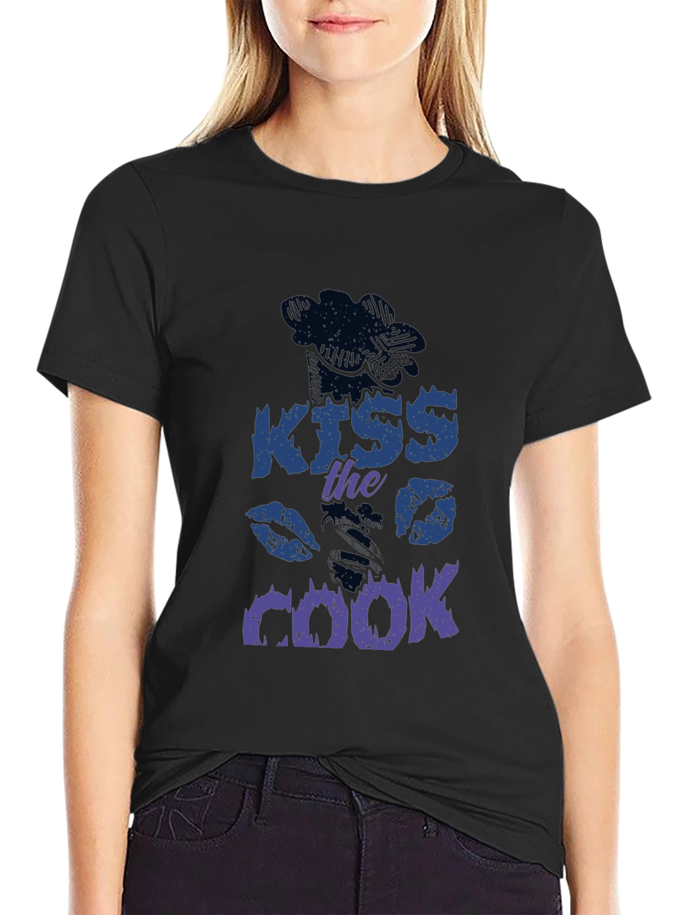 Kiss The Cook T-Shirt - Novelty Chef Shirt