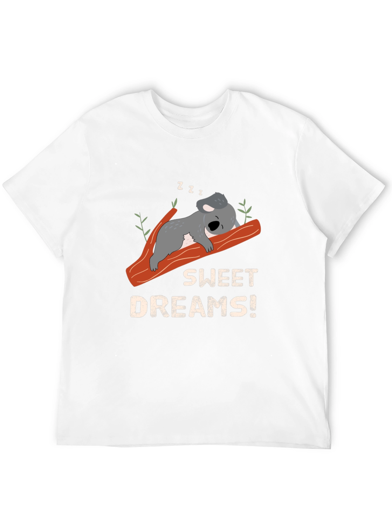 Sweet Dreams Koala Bear T-Shirt - Black
