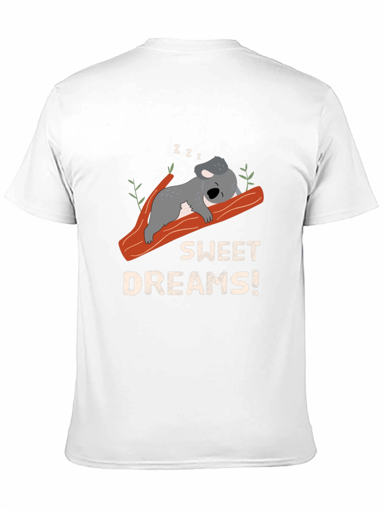 Sweet Dreams Koala Bear T-Shirt - Black