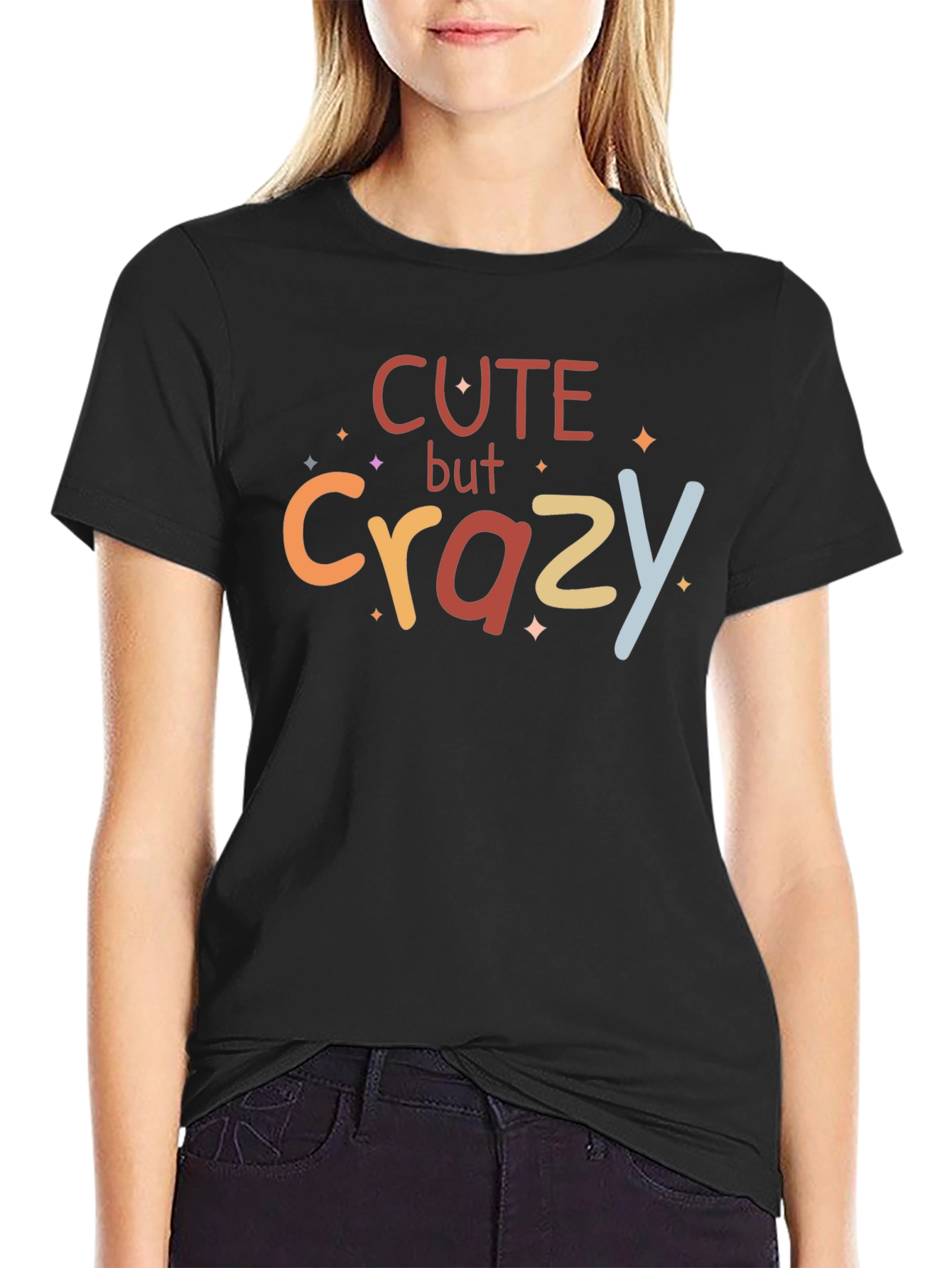 Cute But Crazy Graphic Tee - Trendy Unisex T-Shirt