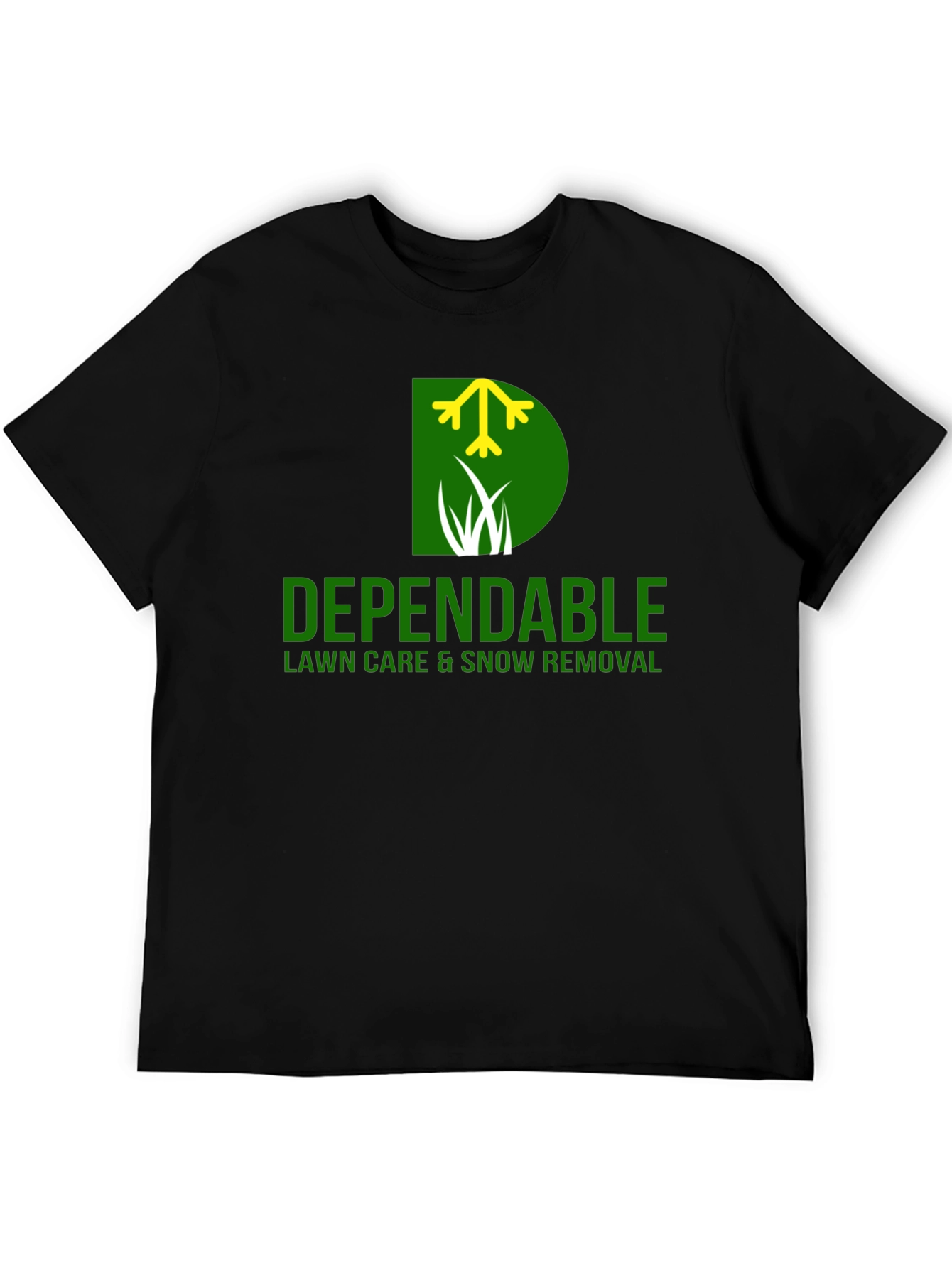 Dependable Lawn Care Black T-Shirt