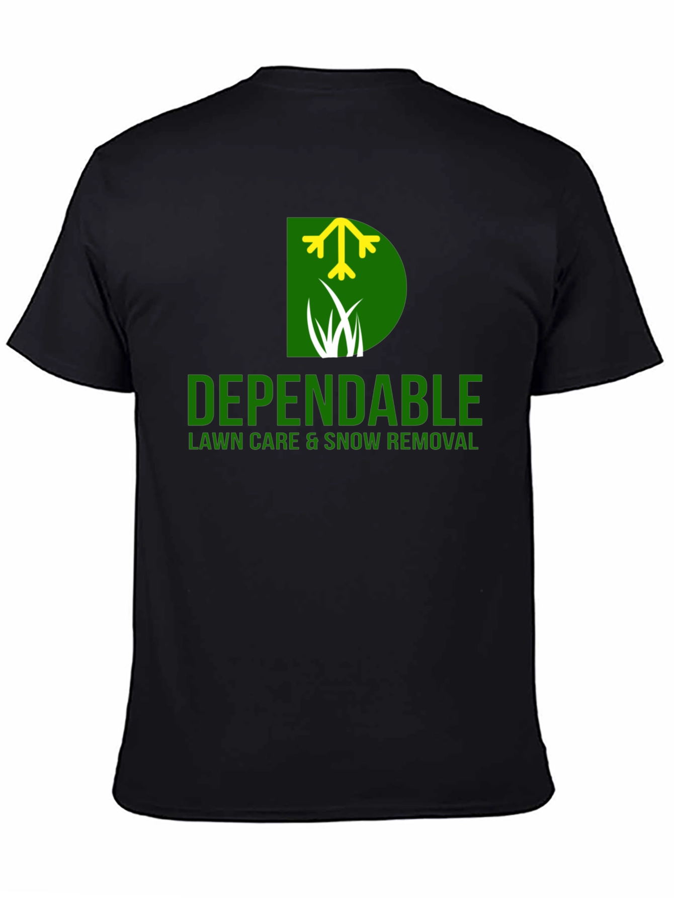 Dependable Lawn Care Black T-Shirt