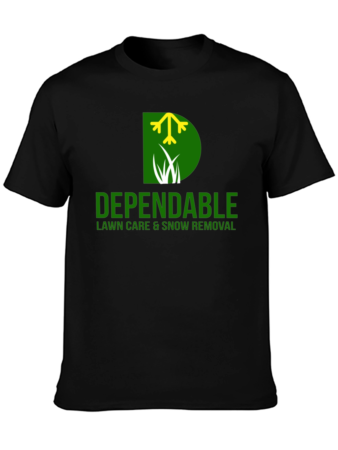 Dependable Lawn Care Black T-Shirt