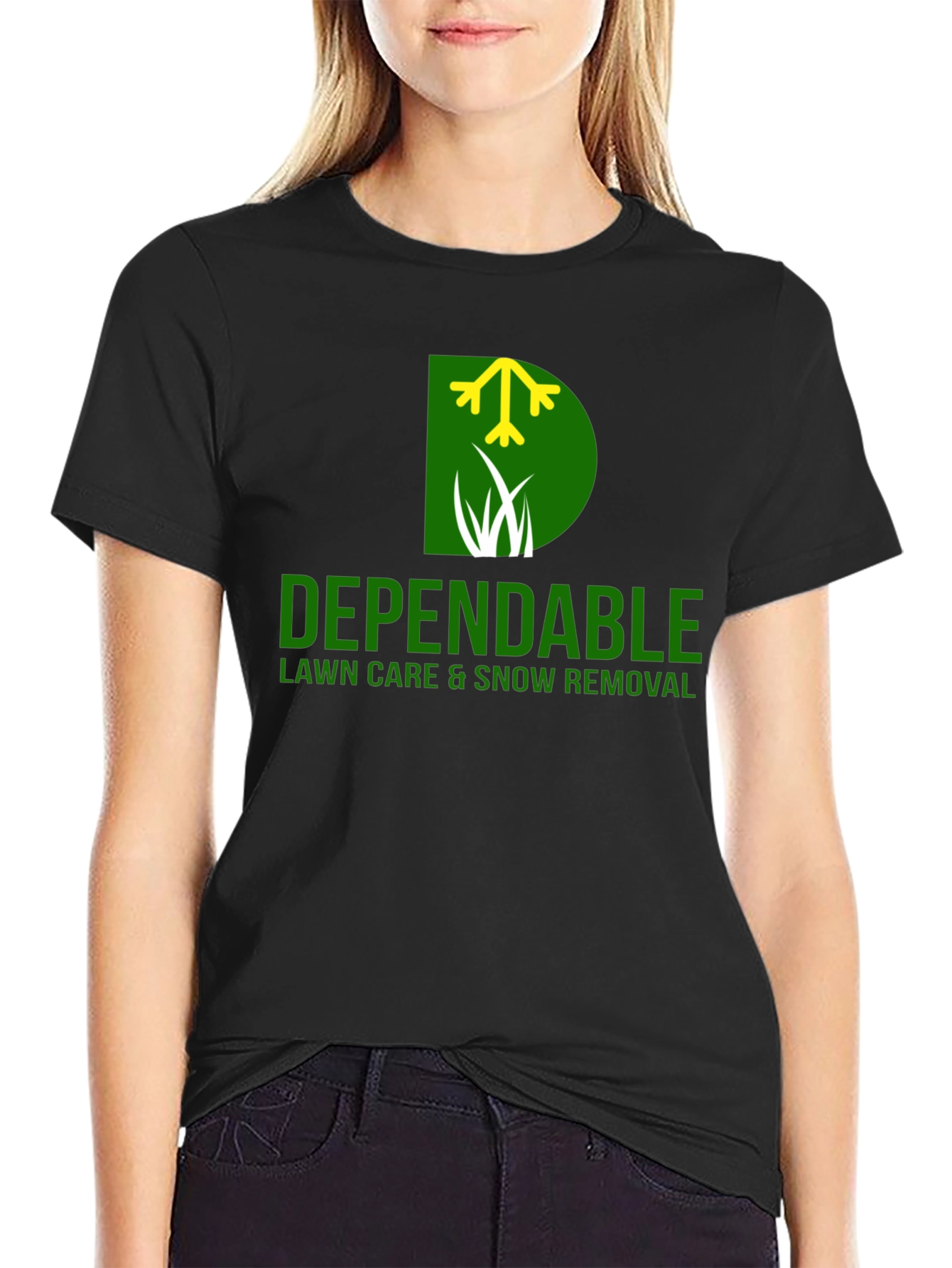 Dependable Lawn Care Black T-Shirt