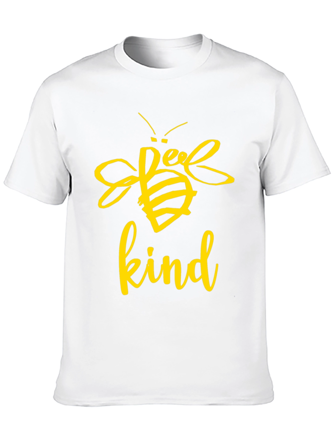 Bee Kind Graphic Tee - Black Cotton T-Shirt