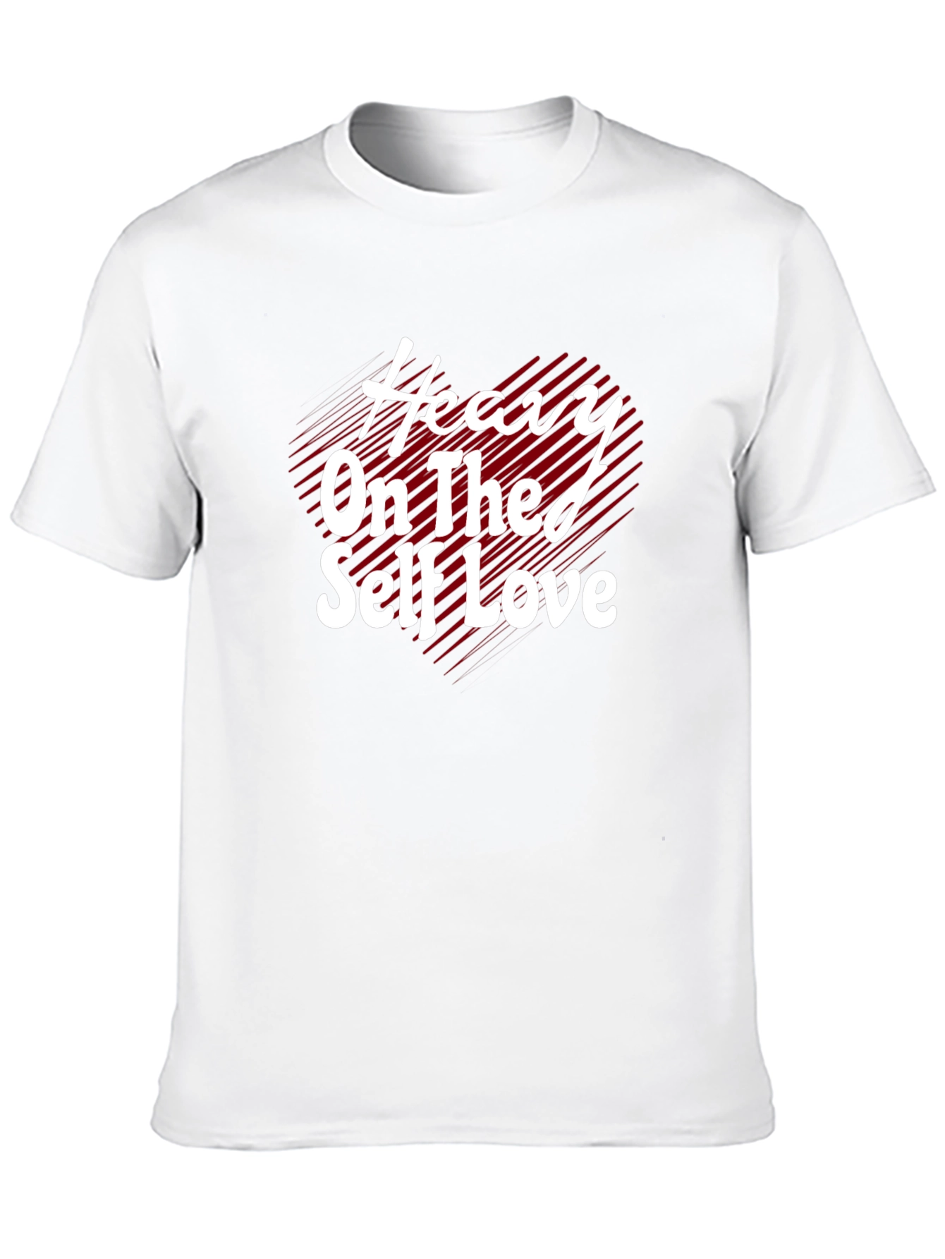 Heavy On The Self Love Graphic Tee - Black