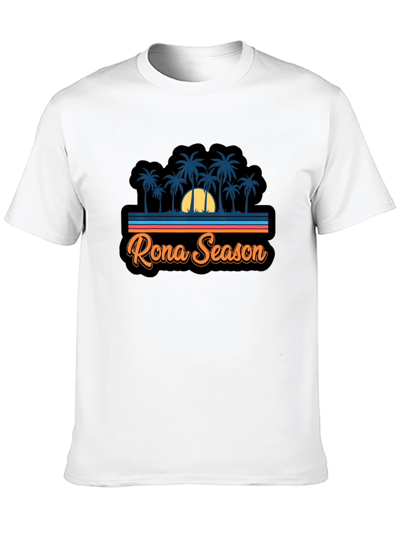 Rona Season Palm Tree Graphic Tee - Island Vibes