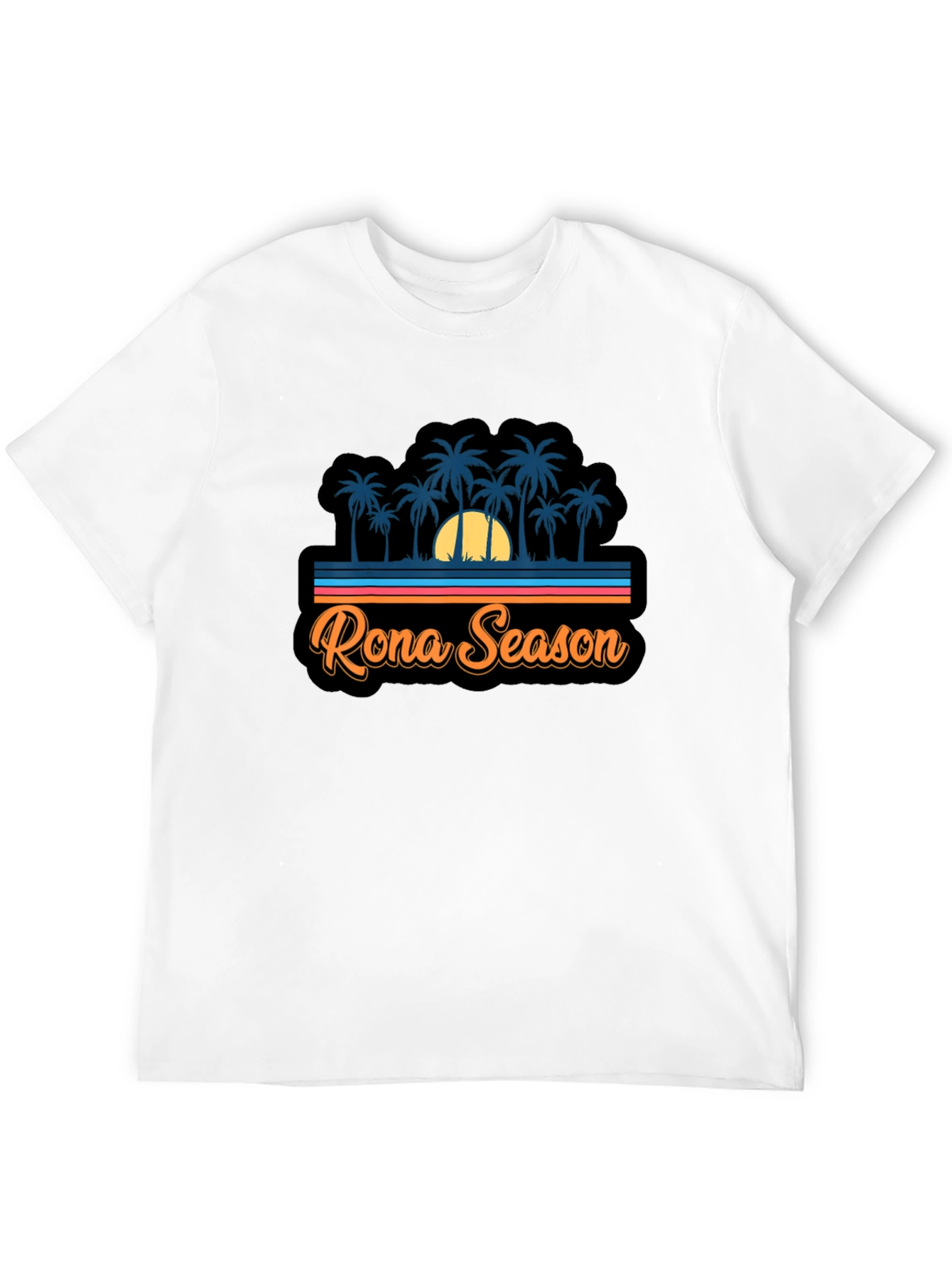 Rona Season Palm Tree Graphic Tee - Island Vibes