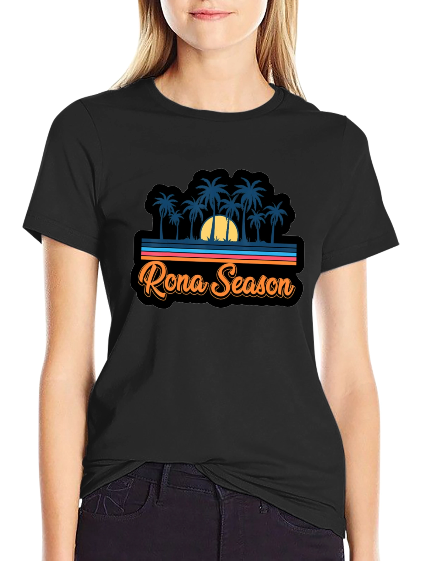 Rona Season Palm Tree Graphic Tee - Island Vibes