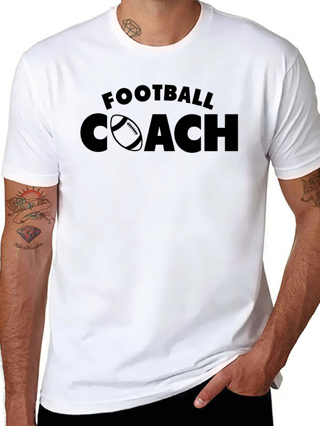 Football Coach Graphic T-Shirt