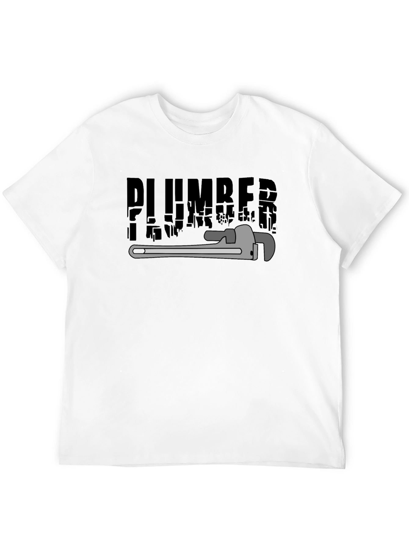 Plumber Graphic T-Shirt - Black