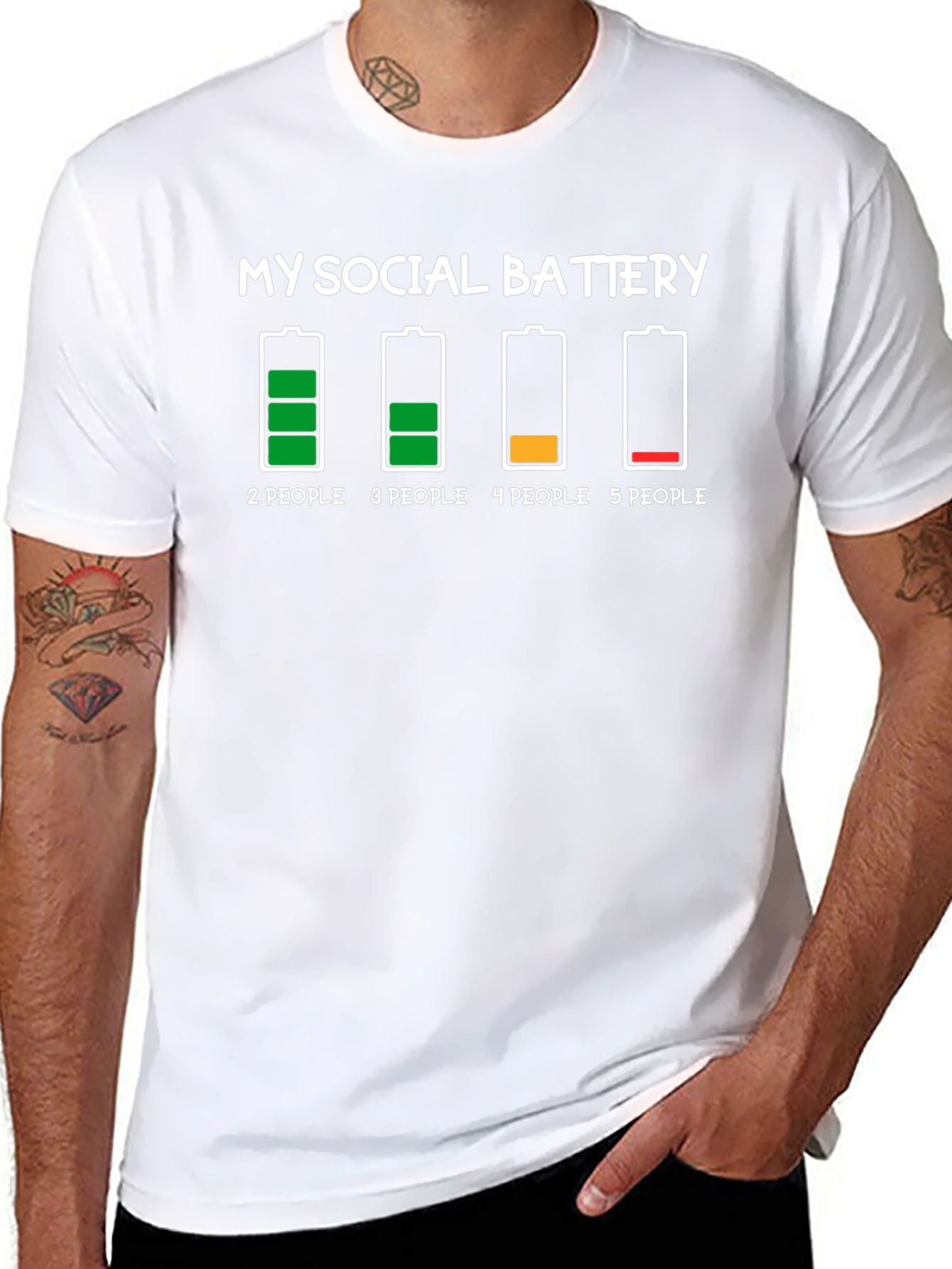 Social Battery Graphic T-Shirt