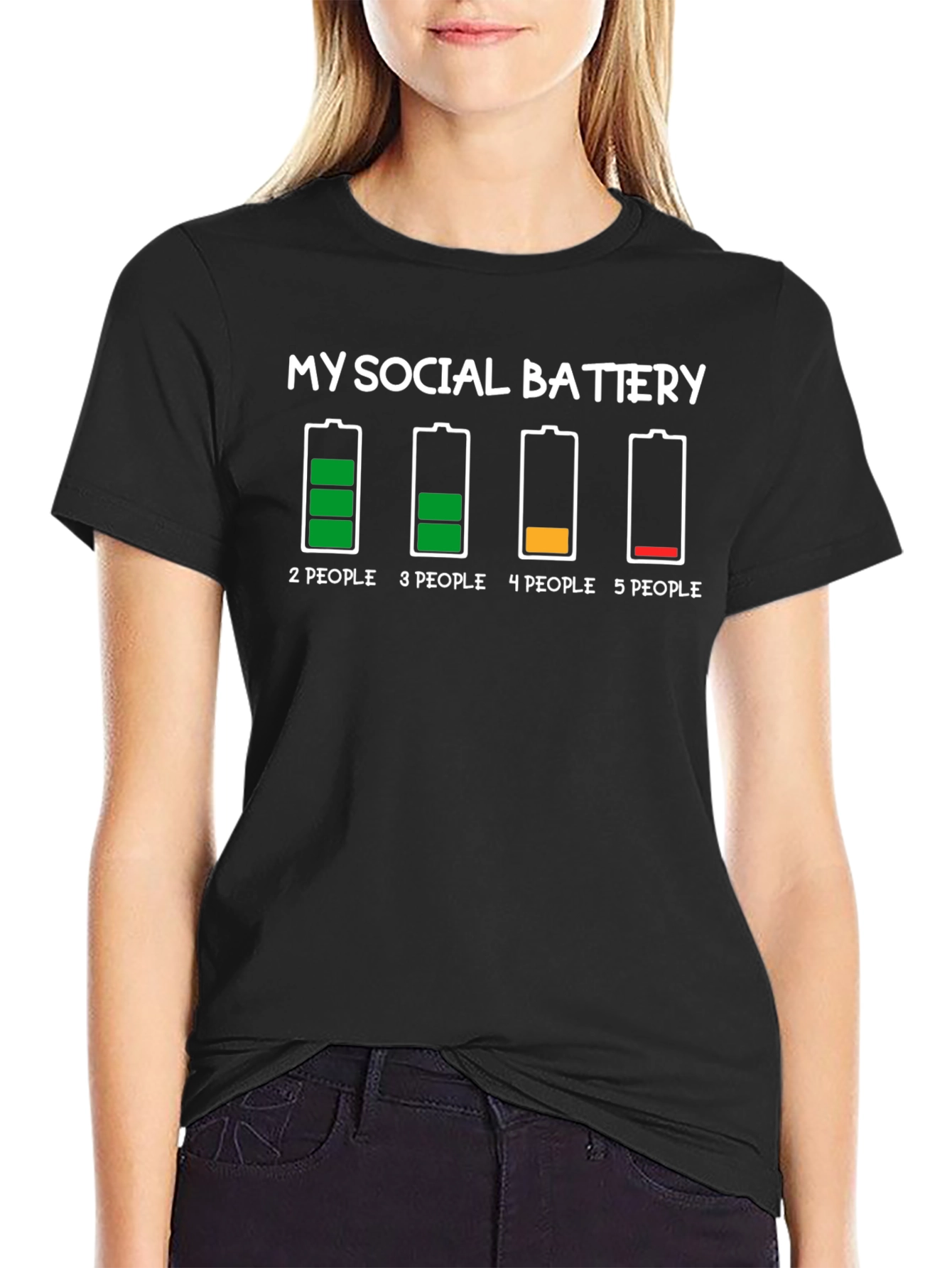 Social Battery Graphic T-Shirt
