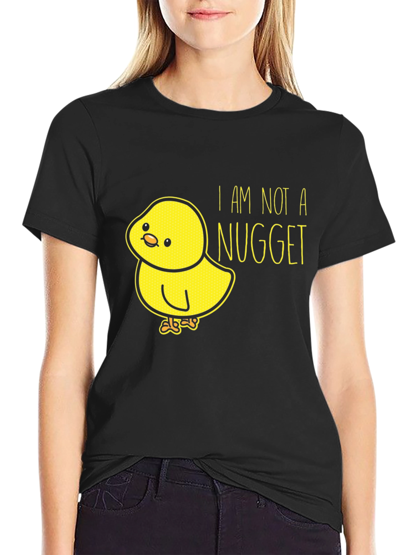 I am Not a Nugget Funny Chick T-Shirt