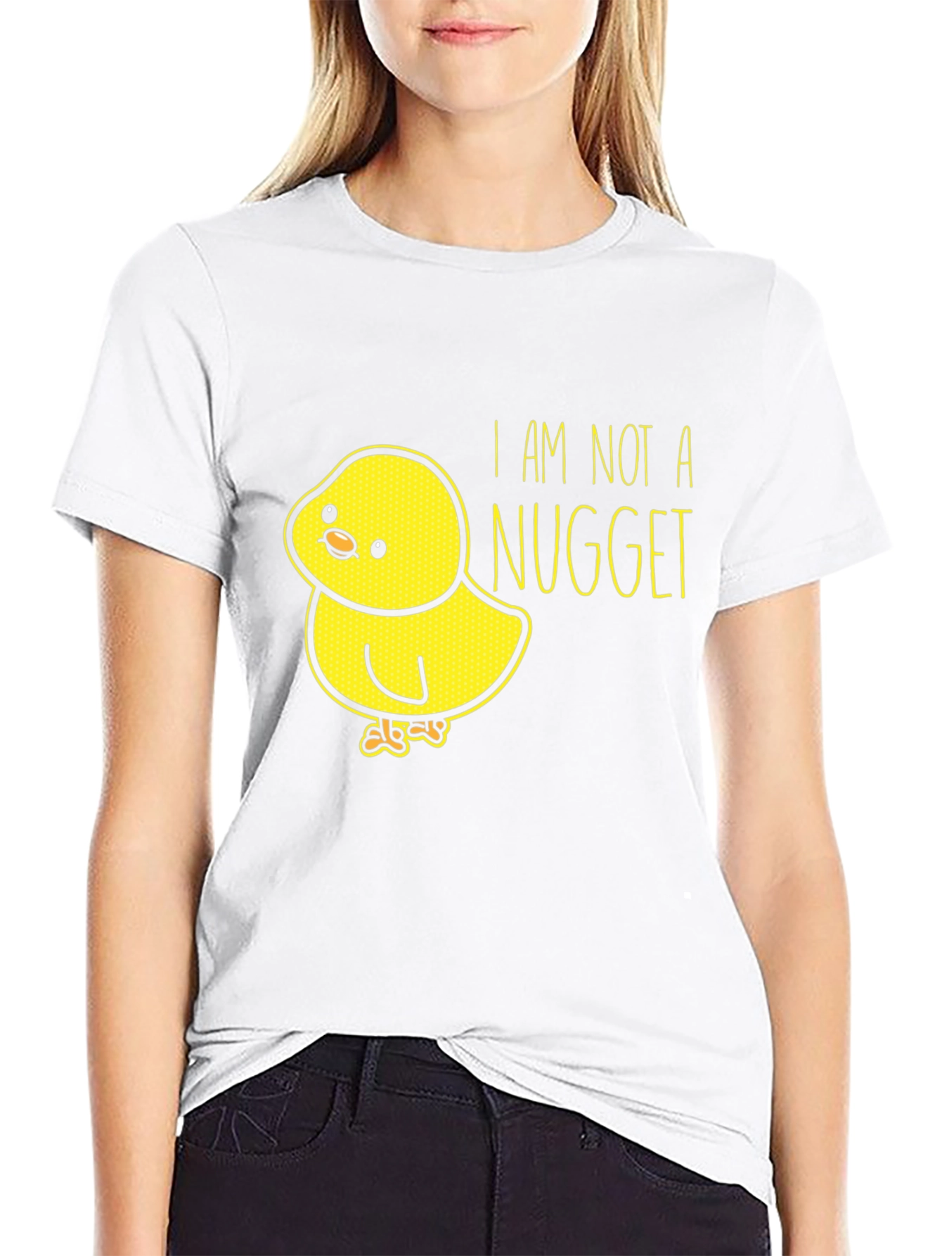 I am Not a Nugget Funny Chick T-Shirt