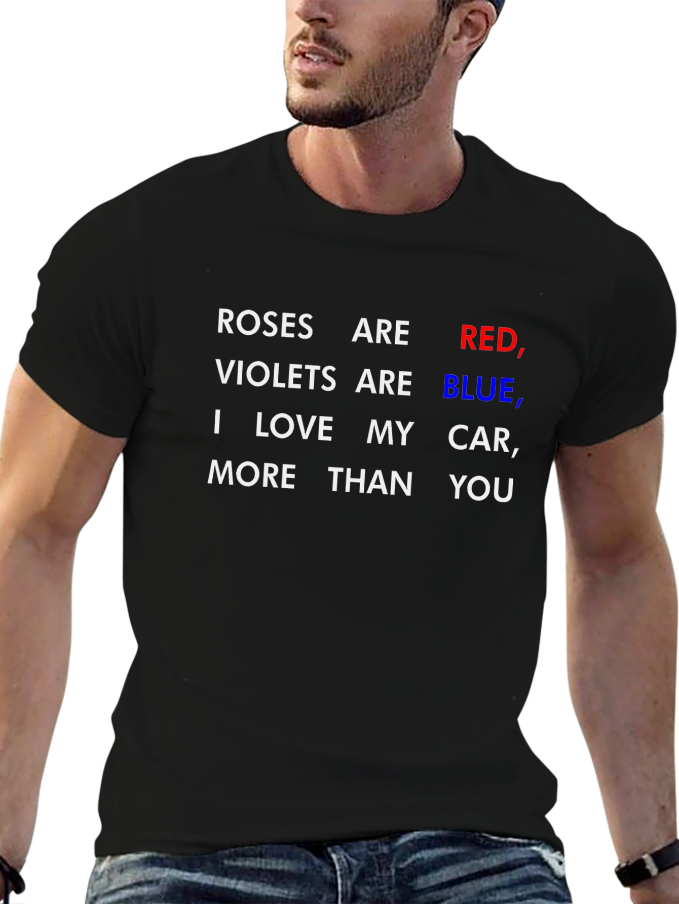 Roses are Red I Love My Car T-Shirt