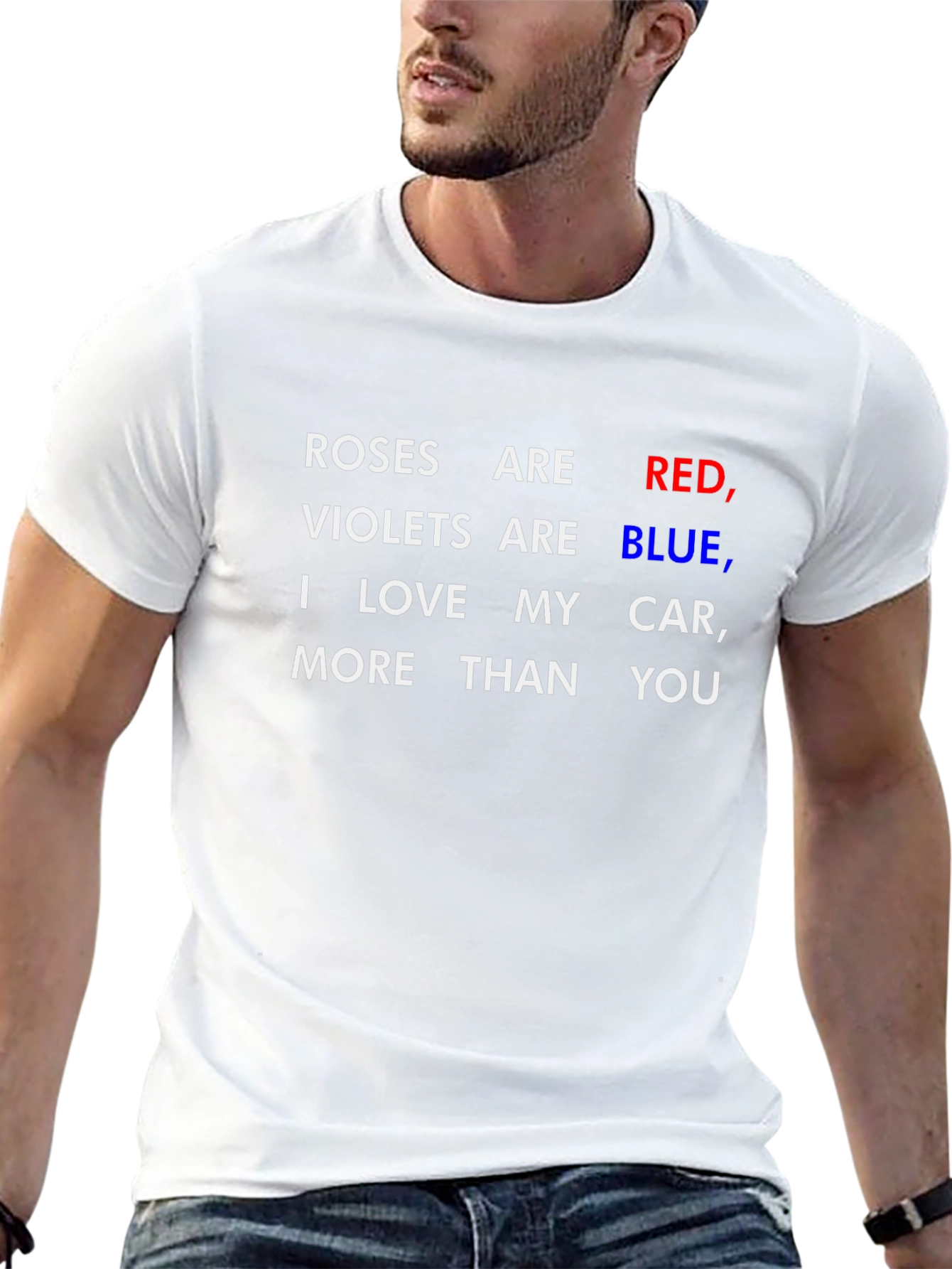 Roses are Red I Love My Car T-Shirt