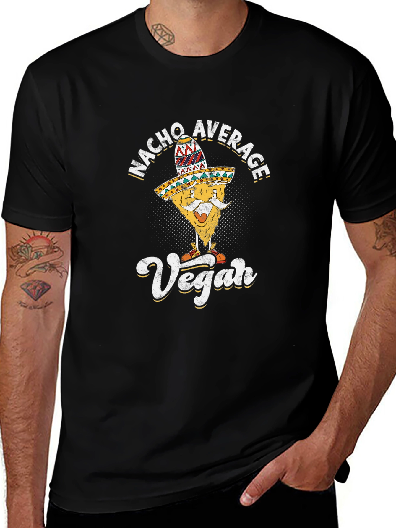Nacho Average Vegan Graphic Tee