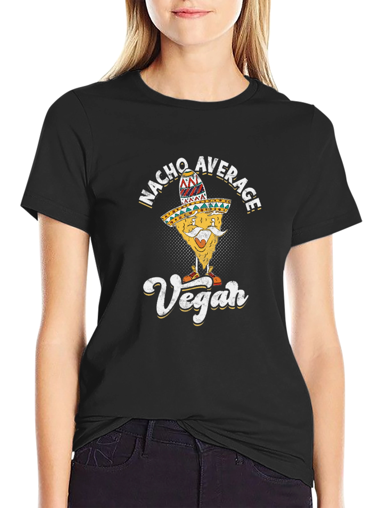 Nacho Average Vegan Graphic Tee