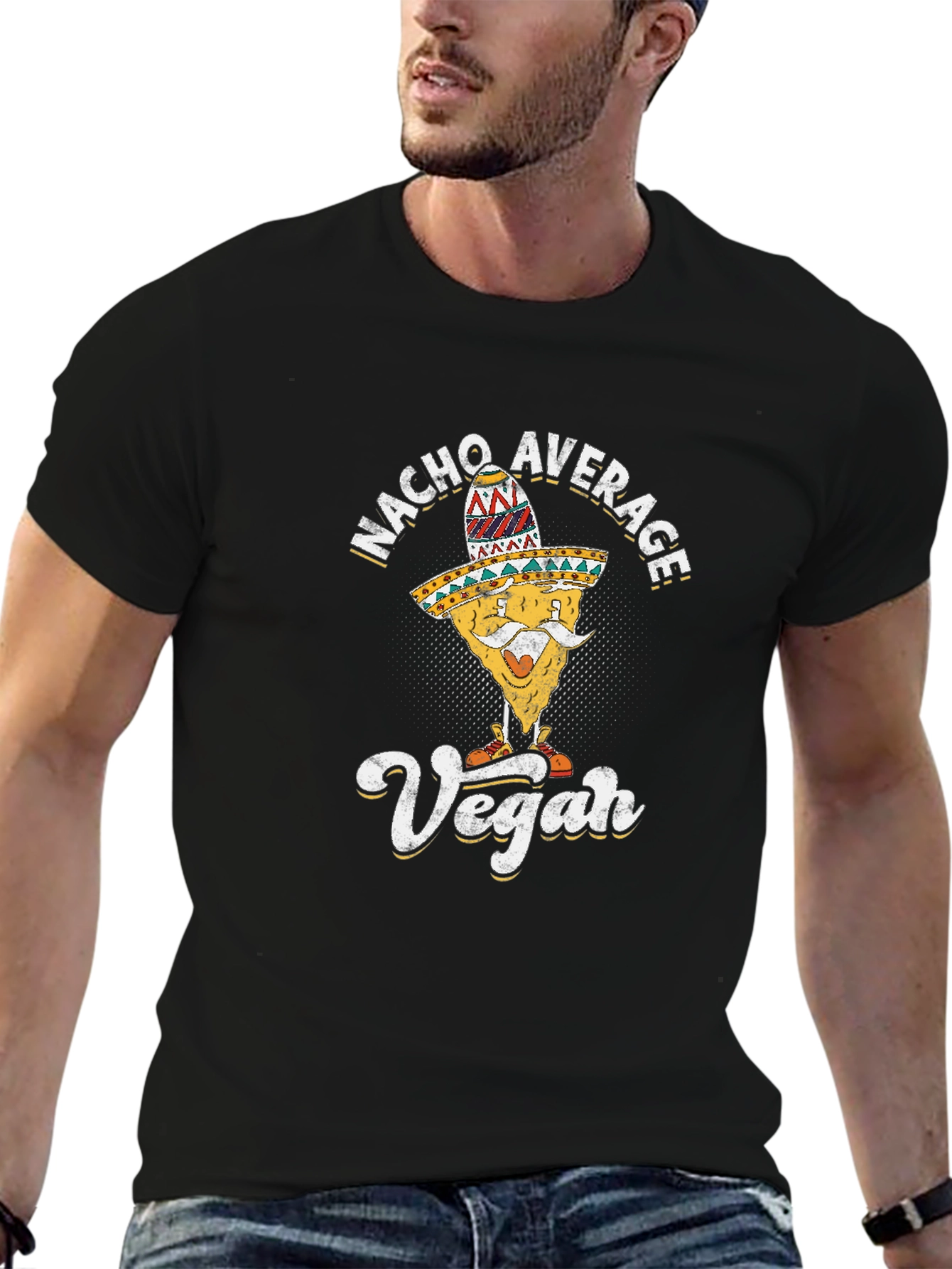Nacho Average Vegan Graphic Tee