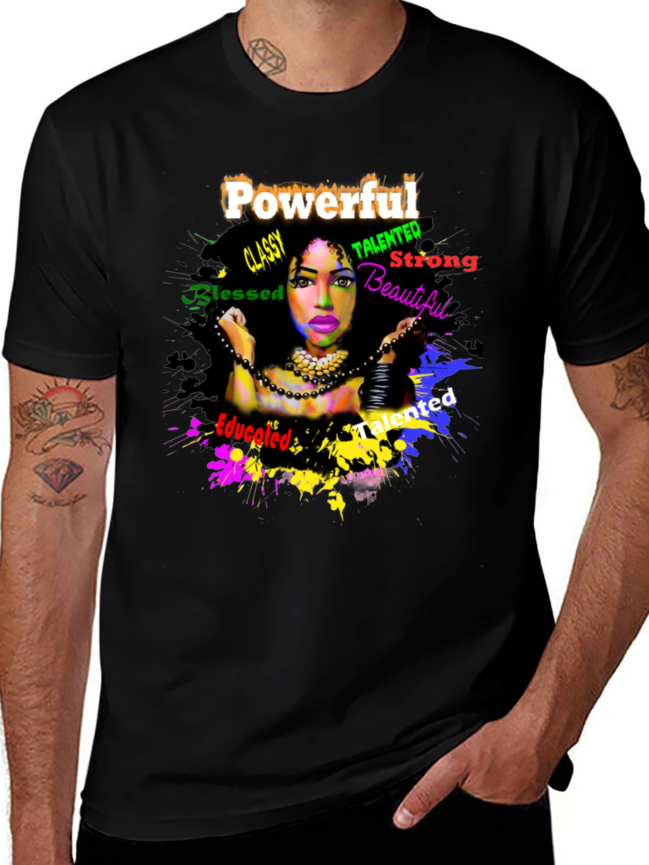 Powerful Woman Graphic T-Shirt