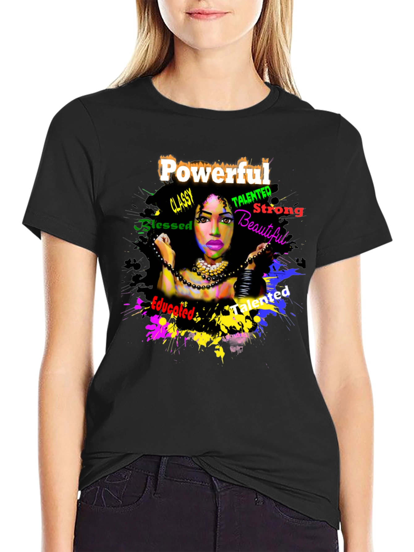 Powerful Woman Graphic T-Shirt