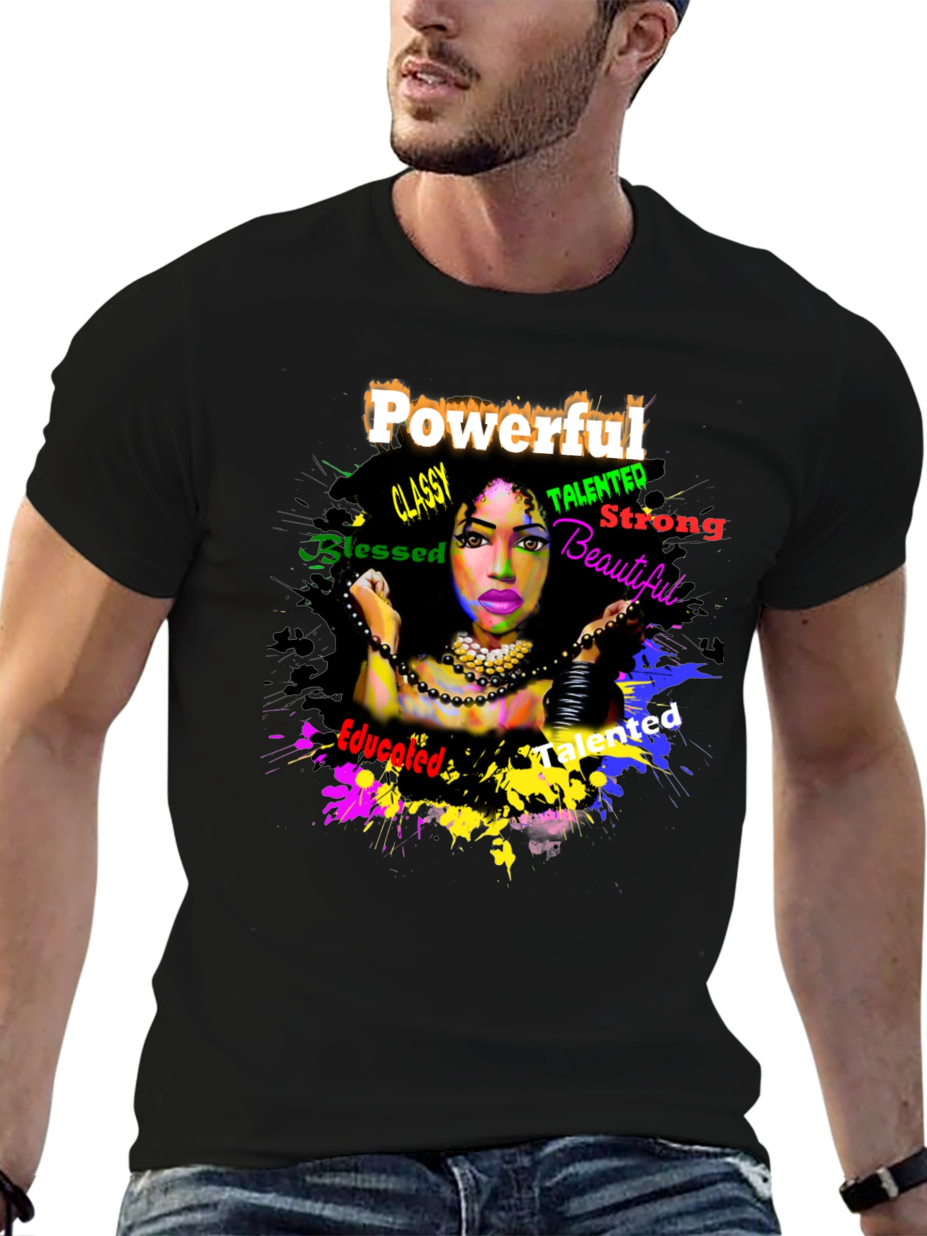 Powerful Woman Graphic T-Shirt