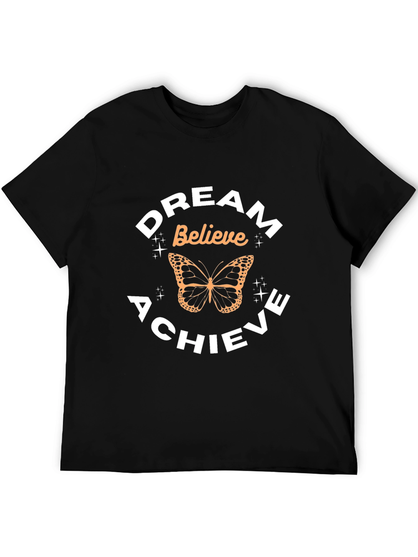 Dream Believe Achieve Butterfly Graphic Tee