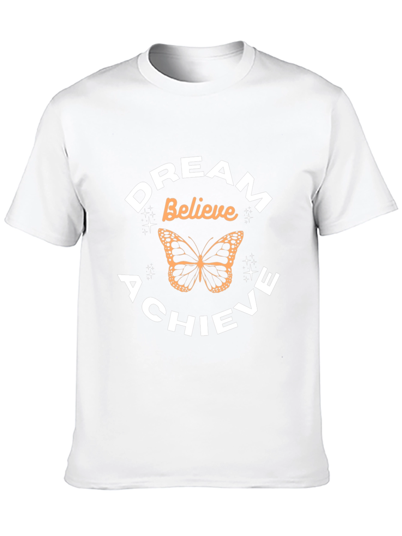 Dream Believe Achieve Butterfly Graphic Tee