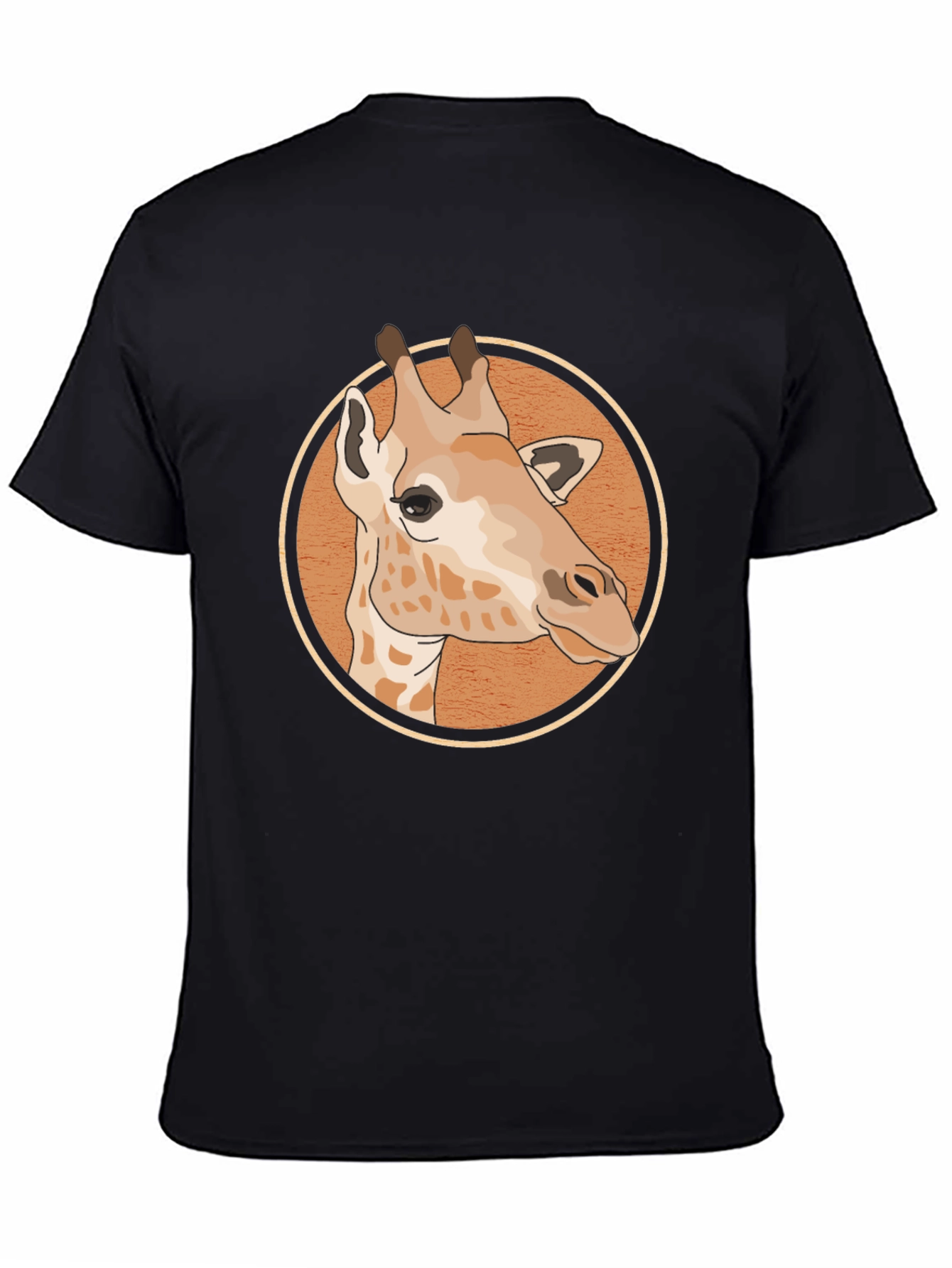 Giraffe Graphic Tee - Unisex Black T-Shirt