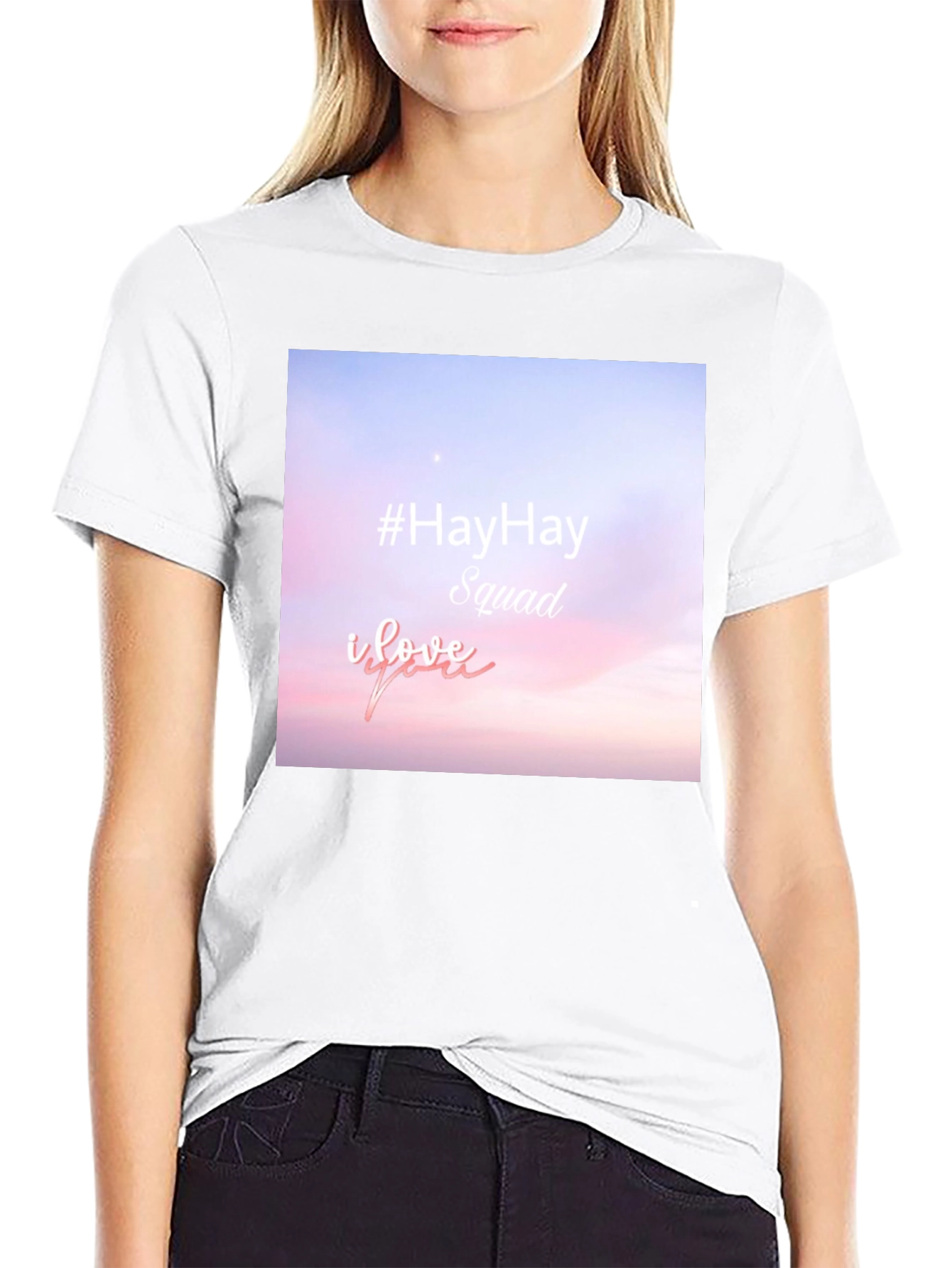 #HayHay Squad Graphic Tee - Trendy Comfort