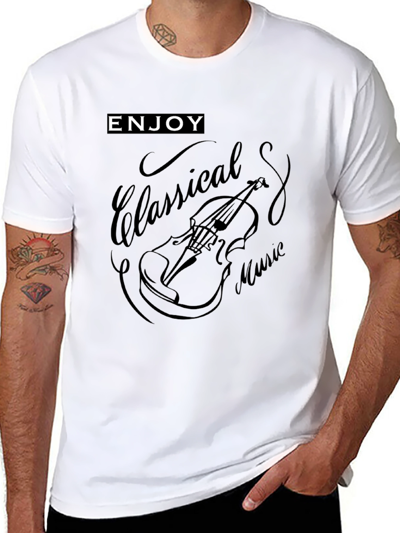 Enjoy Classical Music Black T-Shirt