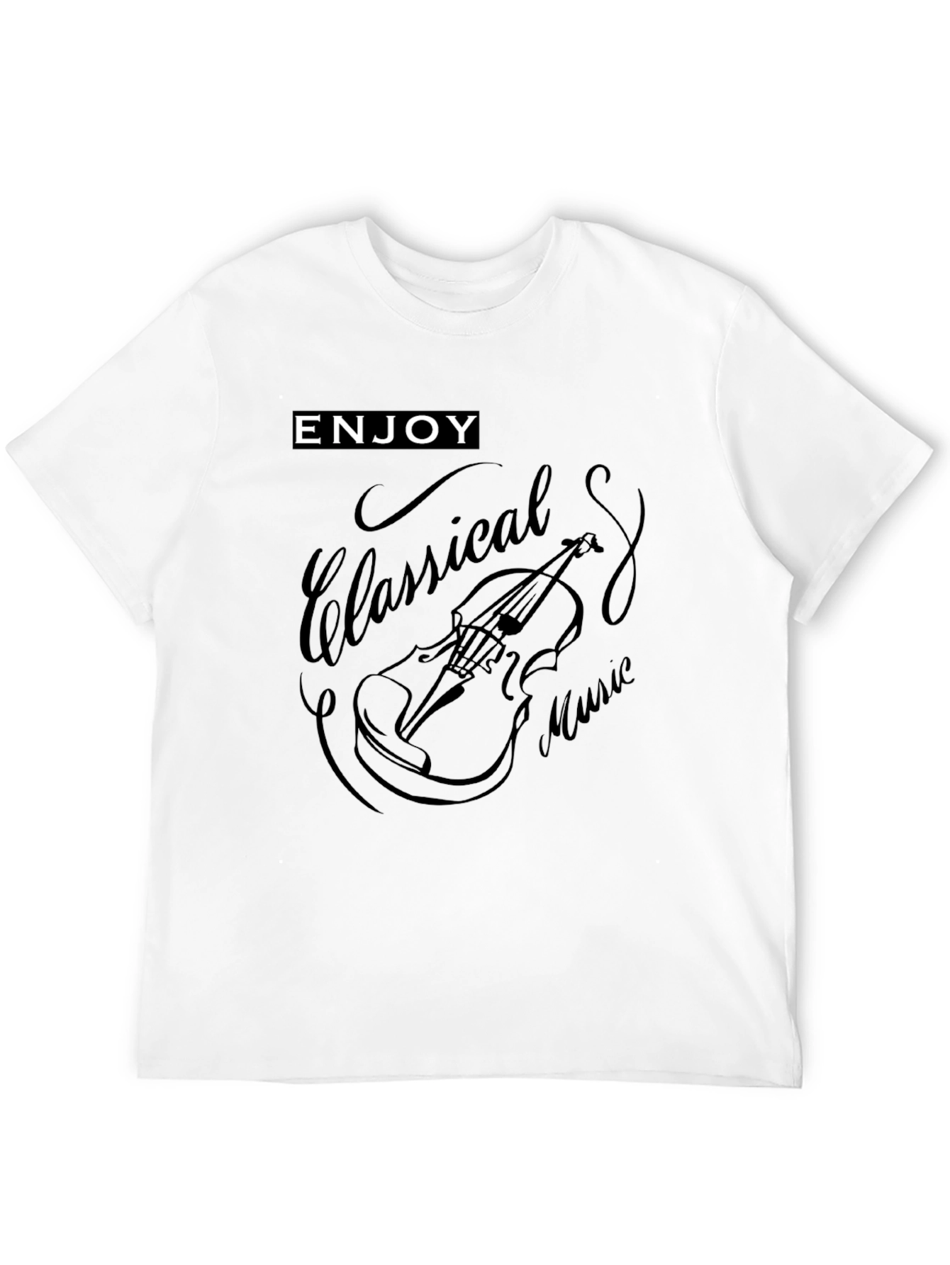 Enjoy Classical Music Black T-Shirt