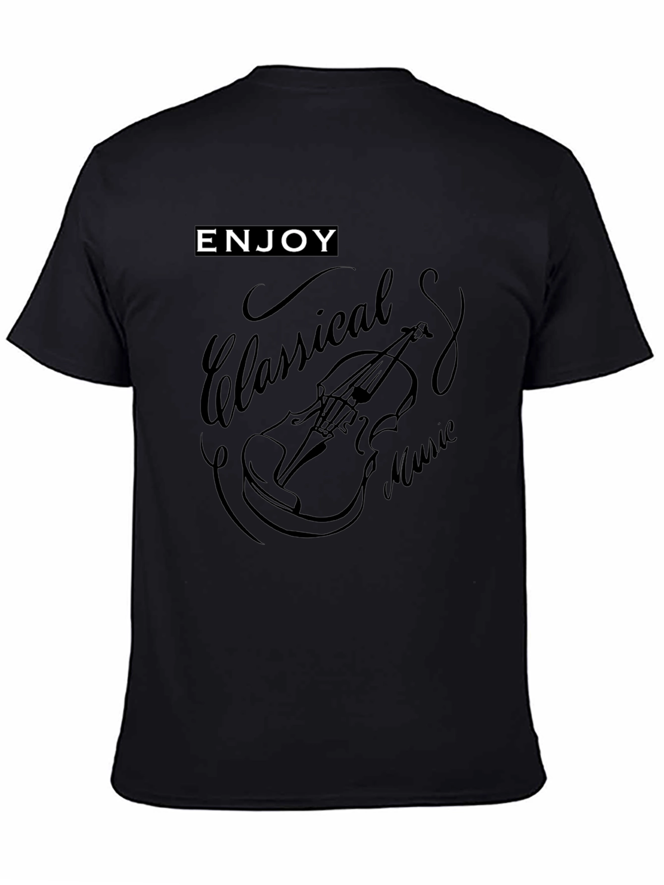 Enjoy Classical Music Black T-Shirt