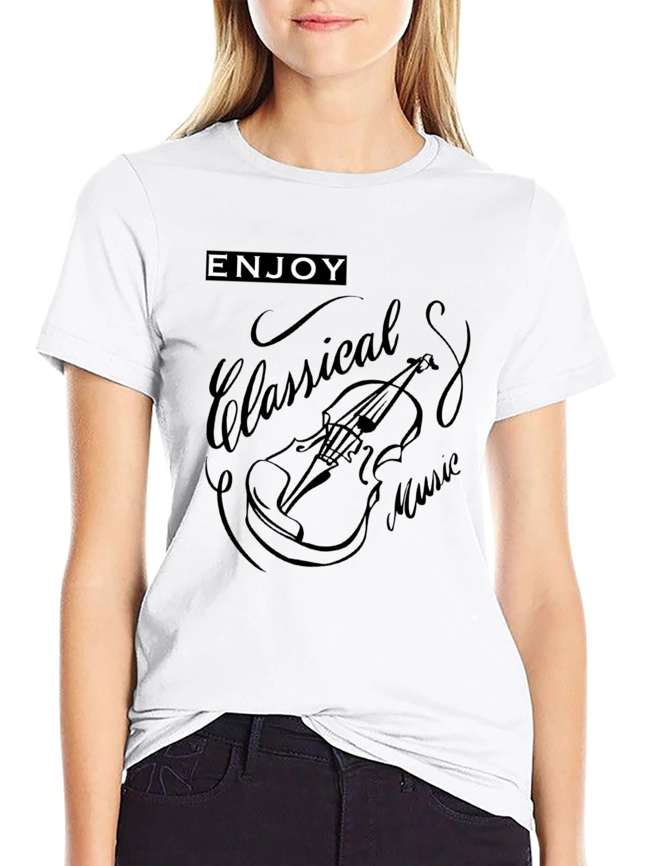 Enjoy Classical Music Black T-Shirt