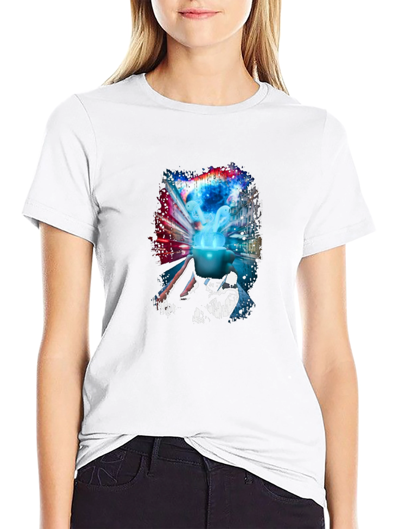 Abstract Cityscape T-Shirt