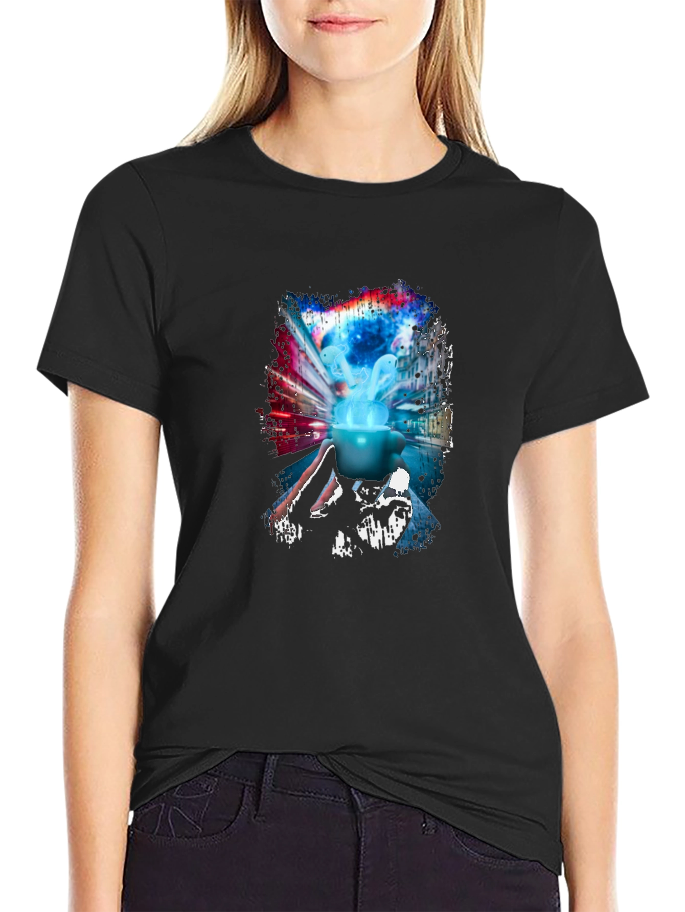 Abstract Cityscape T-Shirt