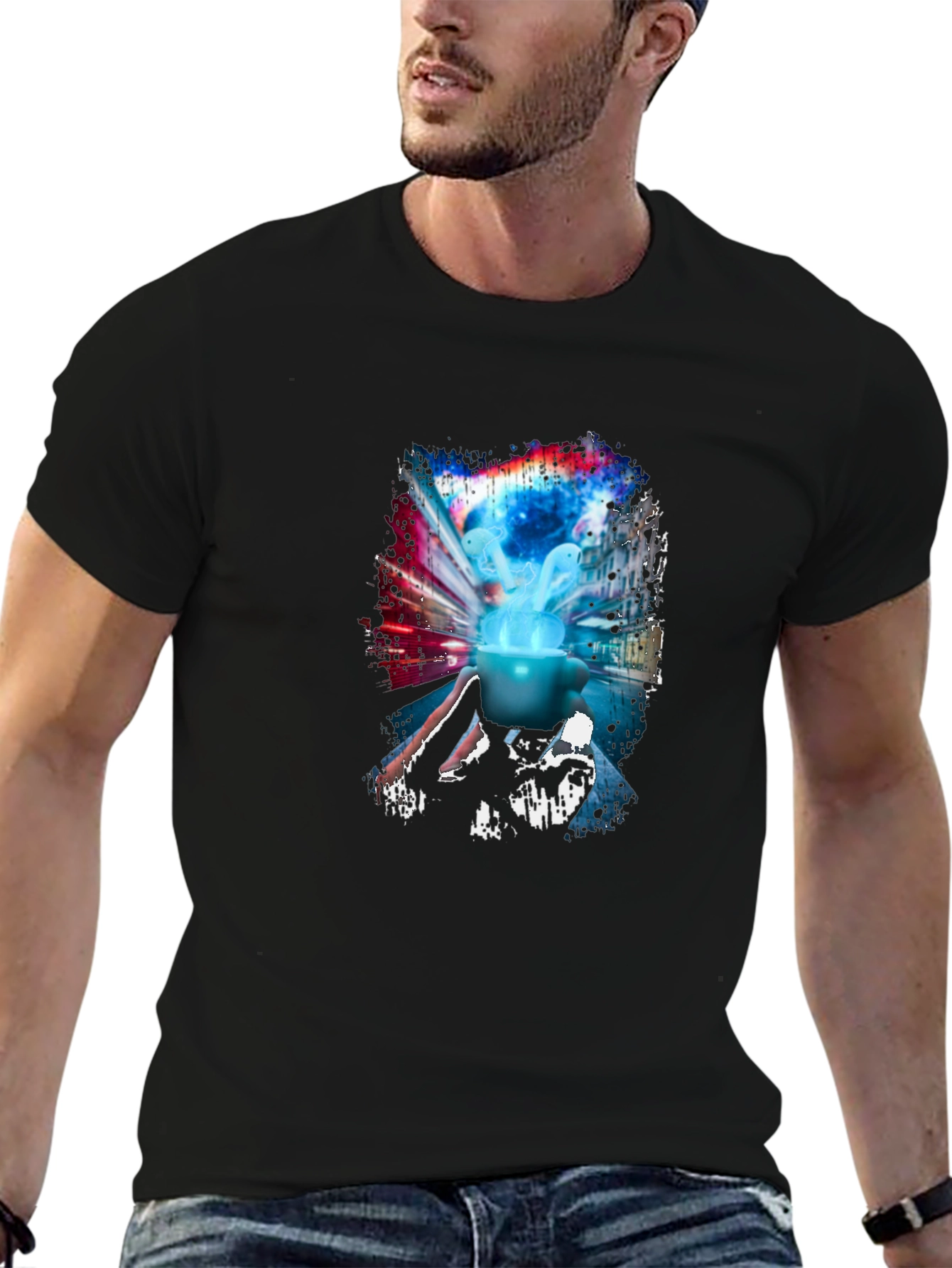Abstract Cityscape T-Shirt