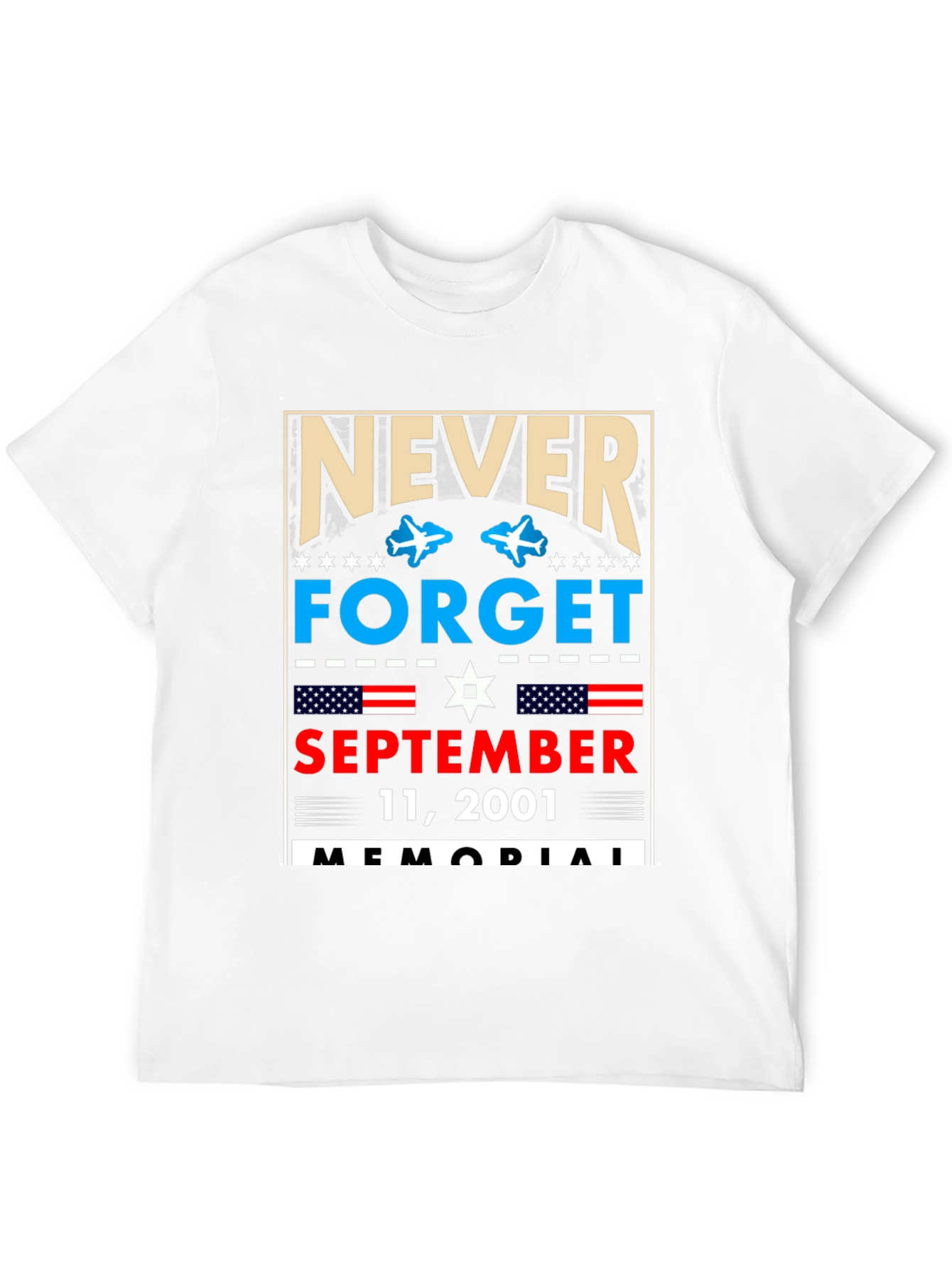 Never Forget 9/11 Memorial T-Shirt