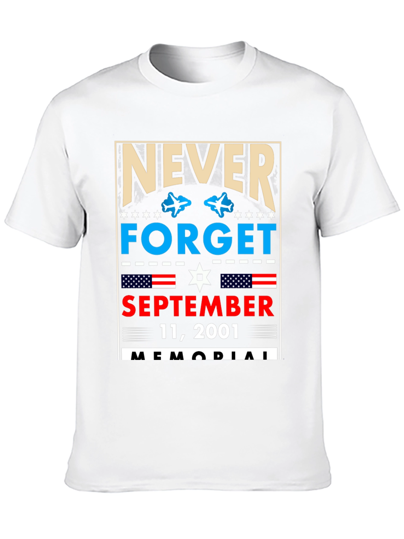 Never Forget 9/11 Memorial T-Shirt